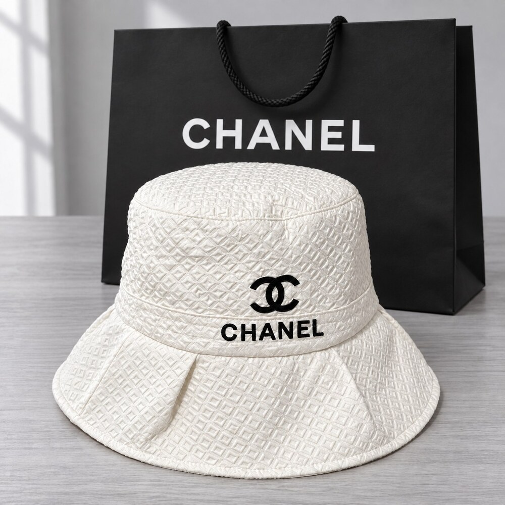 CHANEL Quilted CC Bucket Hat